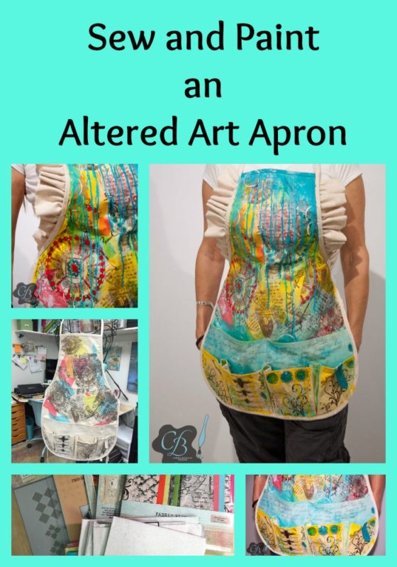 How to Paint a One of a Kind Altered Art Apron