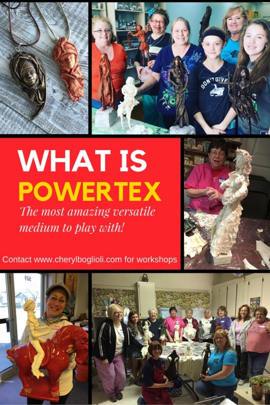 Powertex workshops with Cheryl Boglioli PIN www.cherylboglioli.com