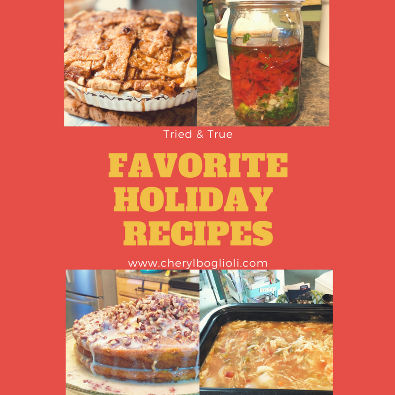 Cheryl Boglioli Favorite Holiday Recipes